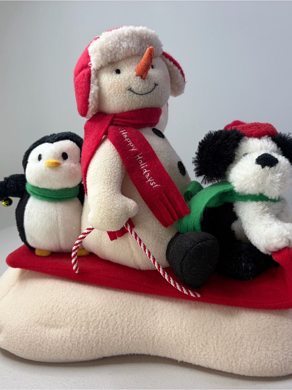 Plush Hallmark Holiday Snowman & Friends Plush Figurine